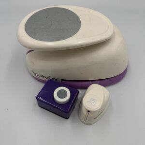 Recollections Lever Punch Circle 3”  Music Note and 1/2" Circle